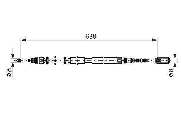 FREN TELİ. 1660 MM