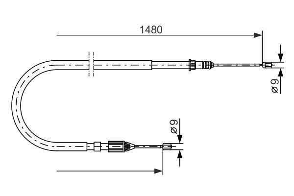 FREN TELİ. 1480 MM