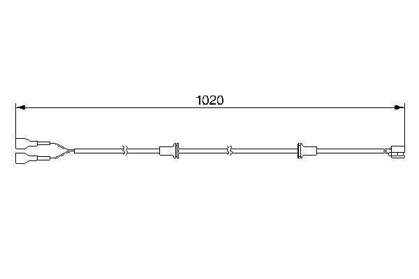 DİSK BALATA İKAZ KABLOSU