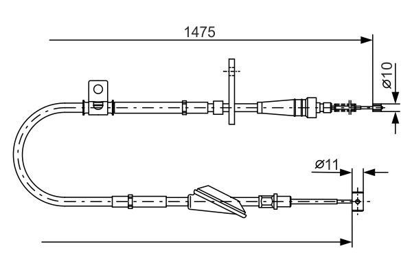 FREN TELİ. 1475 MM