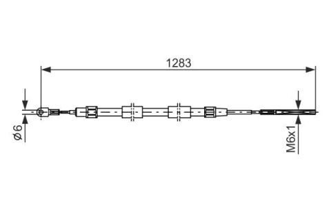 FREN TELİ. 1283 MM