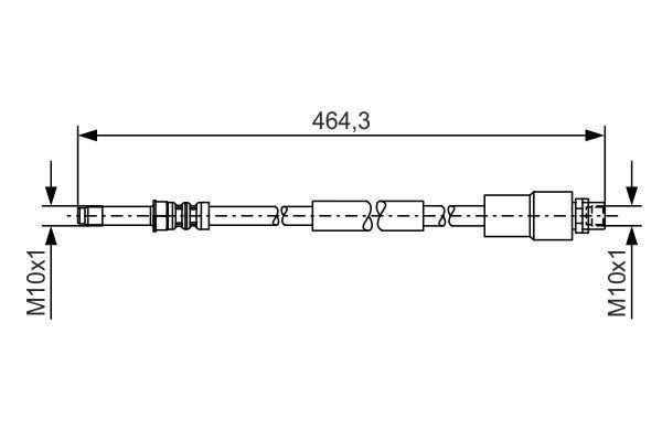 FREN HORTUMU ARKA MERCEDES SPRINTER B906 B907 . VW CRAFTER 30-35-50