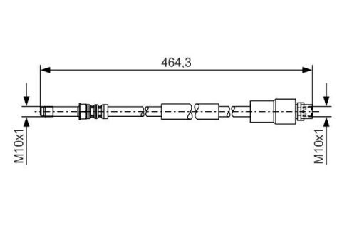 FREN HORTUMU ARKA MERCEDES SPRINTER B906 B907 . VW CRAFTER 30-35-50
