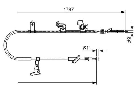 FREN TELİ. 1797 MM