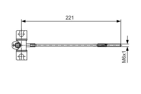 FREN TELİ. 221 MM