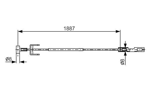FREN TELİ. 1887 MM