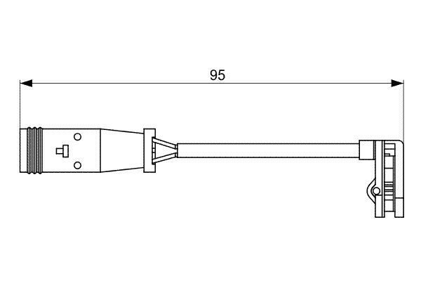 BALATA FISI ARKA MERCEDES W639 B906 B907 B910 . VW CRAFTER 30-35-50