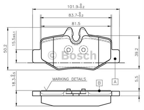 FREN BALATASI ARKA MERCEDES VITO W639 03