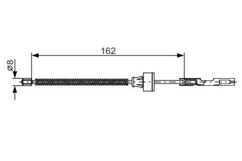 FREN TELİ. 162 MM