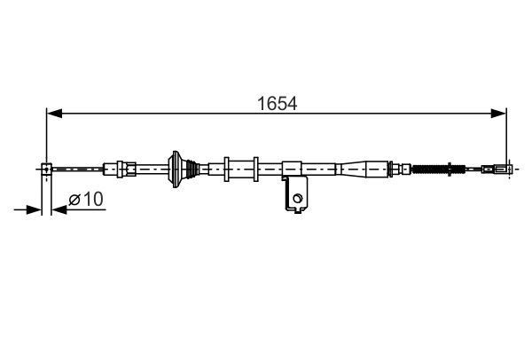 FREN TELİ. 1654 MM