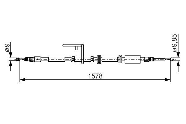FREN TELİ. 1578 MM