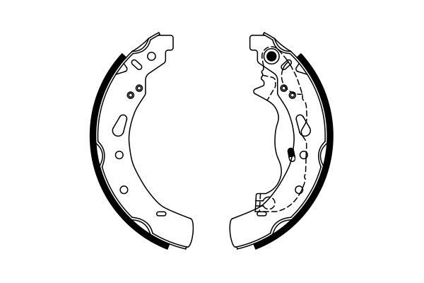 PABUÇLU FREN BALATASI 200x32 MM