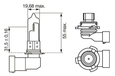 AMPUL PLUS 120 GİGALİGHT HB4 12 V 51 W P22D
