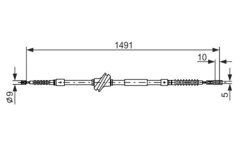 FREN TELİ. 1422 MM