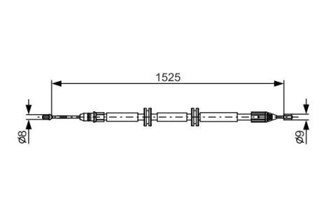 FREN TELİ. 1525 MM