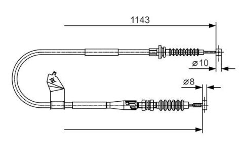 FREN TELİ. 1143 MM