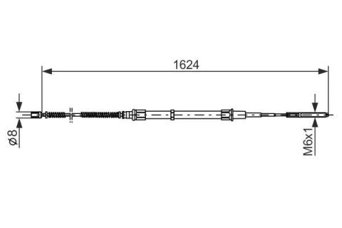 FREN TELİ. 1624 MM