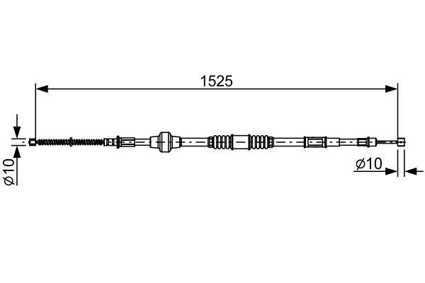 FREN TELİ. 1525 MM