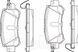 DİSK BALATA - ARKA - WVA 25540 - 104.7 X 43.6 X 14.9 MM