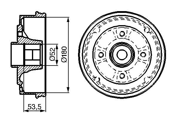 FREN KAMPANASI 180.2 / 82.9 MM