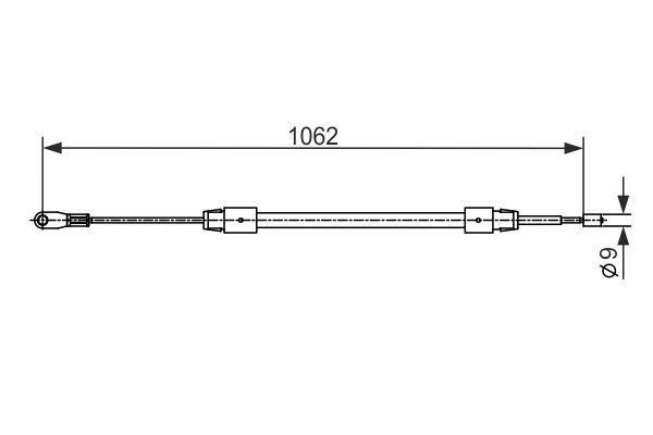 FREN TELİ. 1062 MM