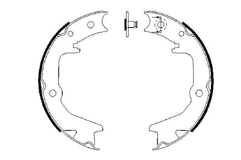 PABUÇLU FREN BALATASI 167.0x32.00 MM