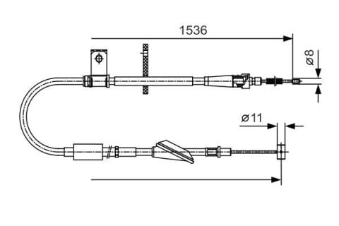 FREN TELİ. 1536 MM
