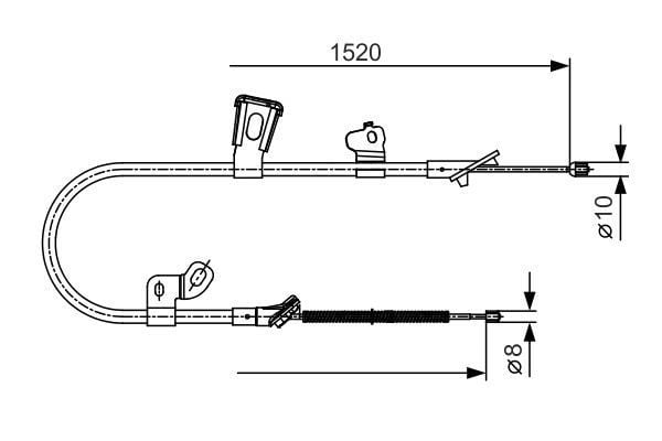 FREN TELİ. 1520 MM