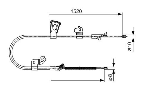 FREN TELİ. 1520 MM
