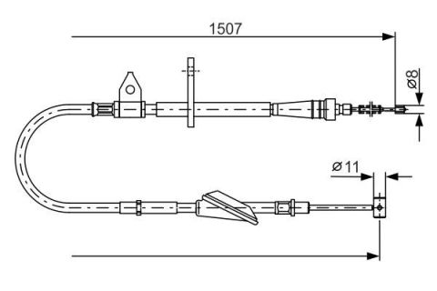 FREN TELİ. 1507 MM