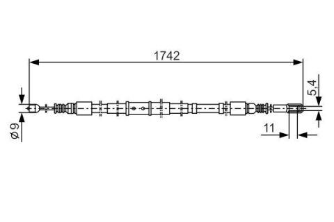 FREN TELİ. 1742 MM