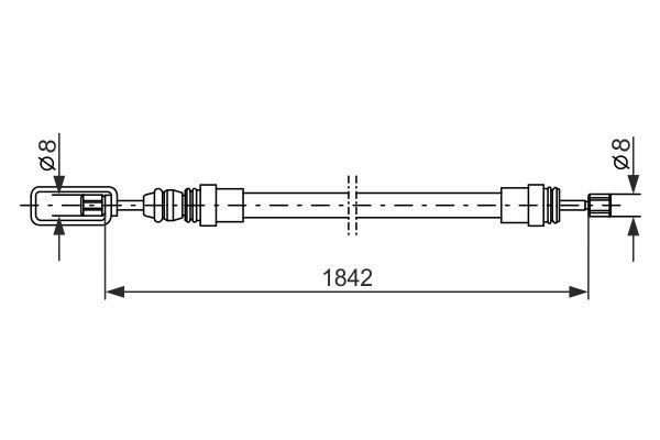 FREN TELİ. 1842 MM
