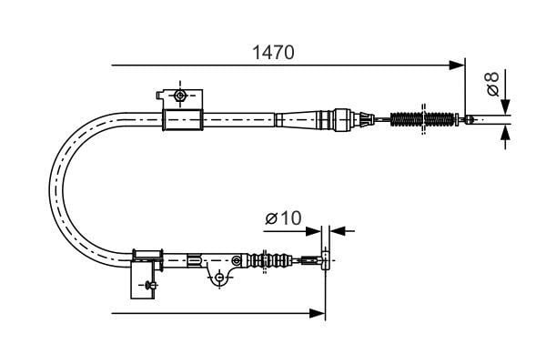 FREN TELİ. 1470 MM