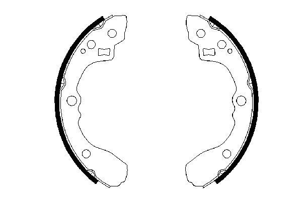 ARKA PABUÇ BALATA KIA RIO 1.3-1.5 16V 00-05 200x31 GS8486