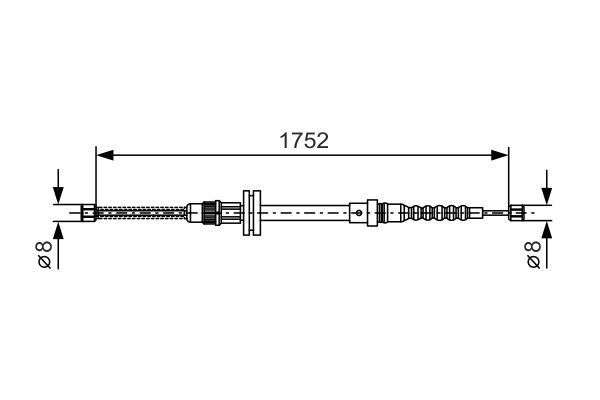FREN TELİ. 1752 MM