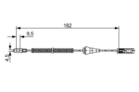 FREN TELİ. 182 MM