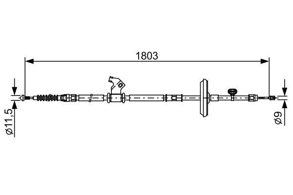 FREN TELİ. 1803 MM
