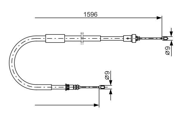 FREN TELİ. 1596 MM