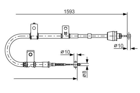 FREN TELİ. 1593 MM
