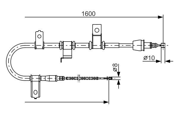 FREN TELİ. 1607 MM