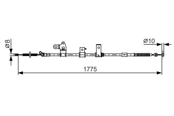 FREN TELİ. 1775 MM