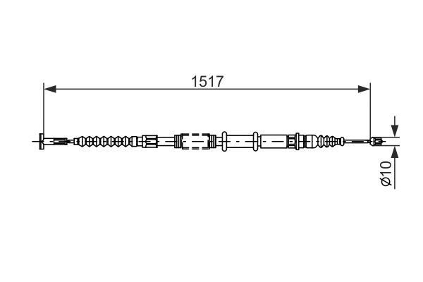 FREN TELİ. 1517 MM