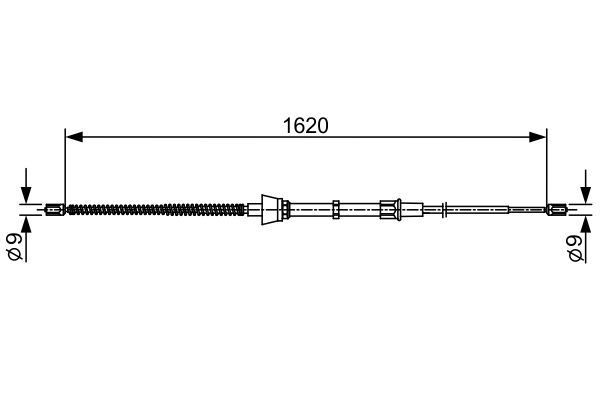 FREN TELİ. 1620 MM