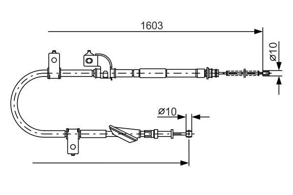 FREN TELİ. 1603 MM