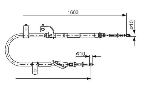 FREN TELİ. 1603 MM