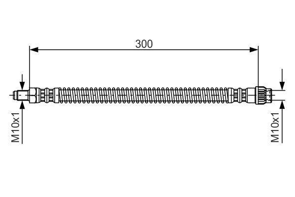 FREN HORTUMU. 300.00 MM