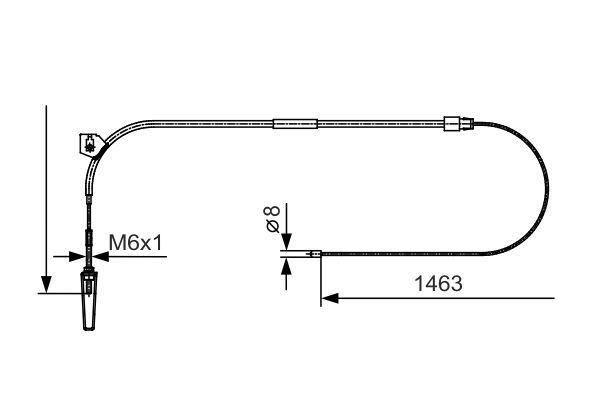 FREN TELİ. 1463 MM