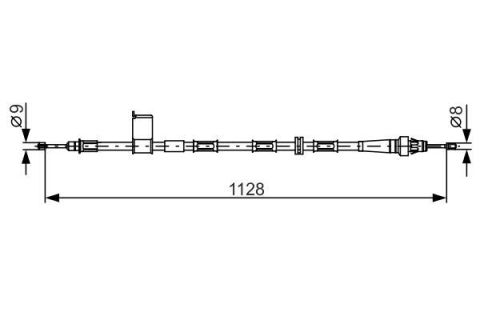 FREN TELİ. 1128 MM
