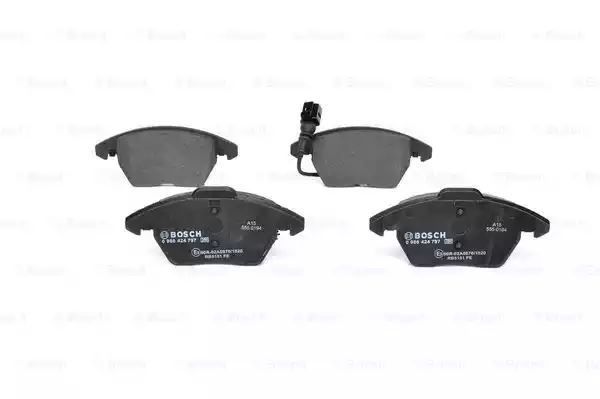 0986TB2457-ÖN BALATA FİŞLİ CADDY III 04 GOLF IV V VI 97 JETTA PASSAT 05 POLO 09 OCTAVIA 04