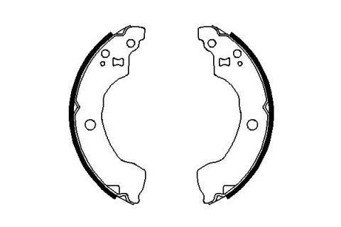 PABUÇLU FREN BALATASI 203.2x36.5 MM